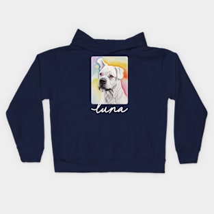 Luna was a good dog Kids Hoodie